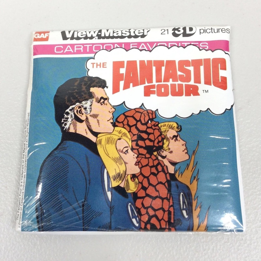 Vintage 1979 GAF View Master The Fantastic Four‎ 3 Reel Set K36 SEALED